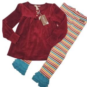 NWT Matilda Jane Top Leggings 6 Just Imagine Cassie Bronwyn Velvet Outfit Set